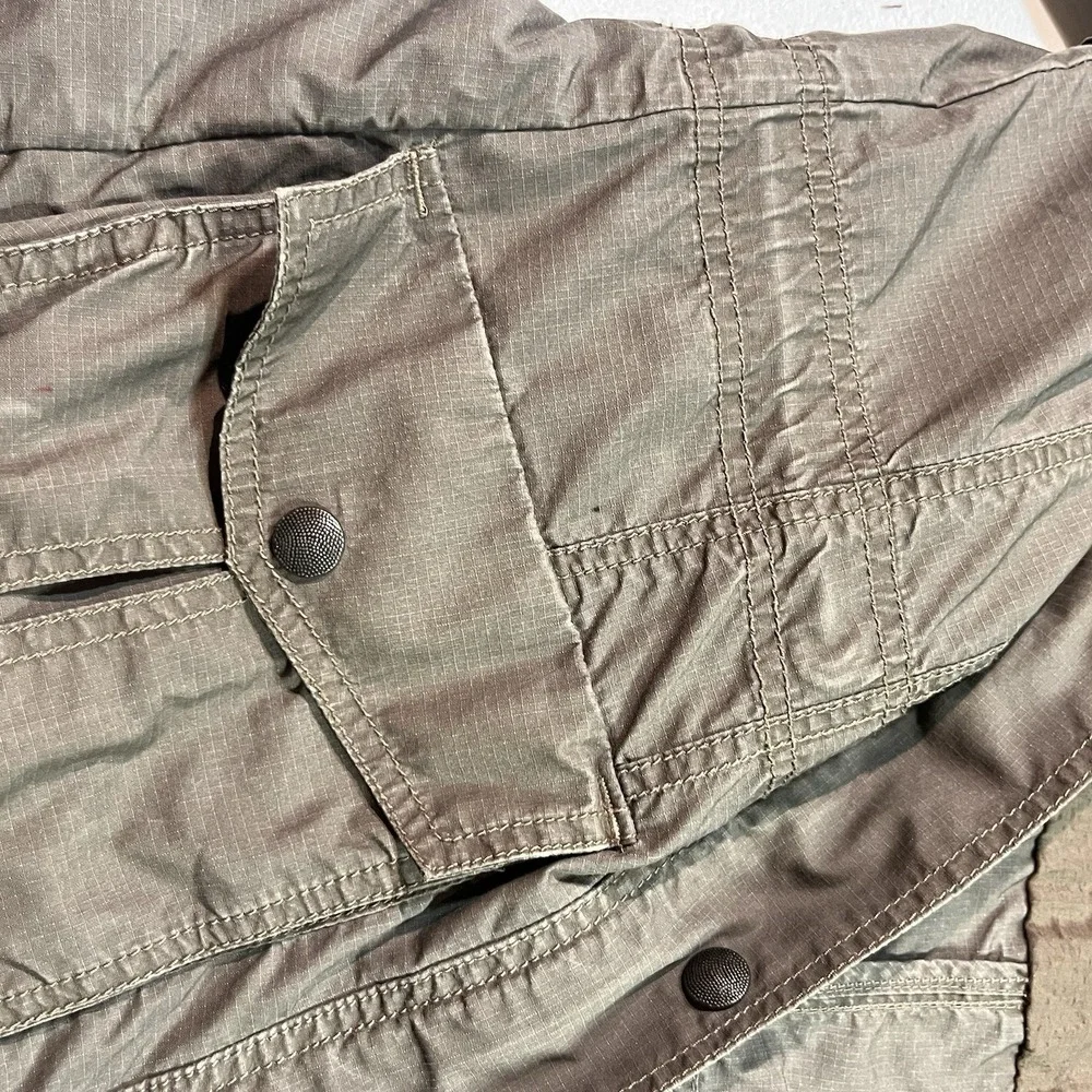 VTG Eddie Bauer Women's Military Style Utility‎ Jacket XS Long Water Resist
